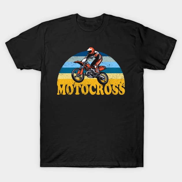 Motocross Racing Biker T-Shirt by Foxxy Merch